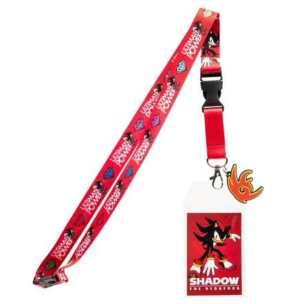 Sonic The Hedgehog Shadow Lanyard Exclusivité Games Zone